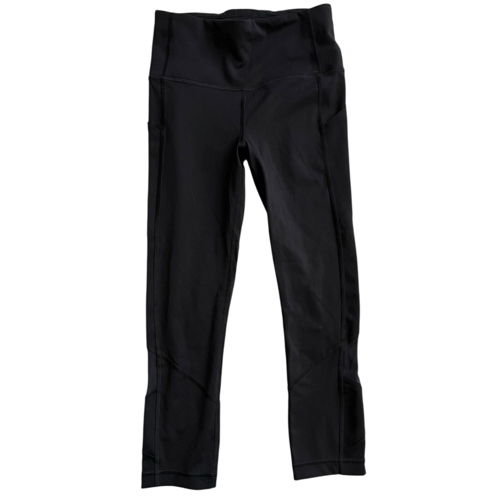 Lululemon Pace Rival High-Rise Crop 22" | Black | Size 4 - Picture 7 of 9